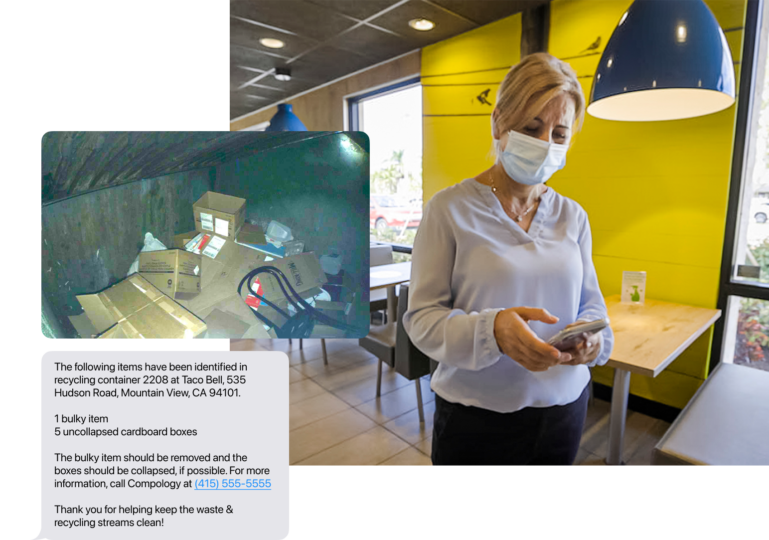 Digital recycling education